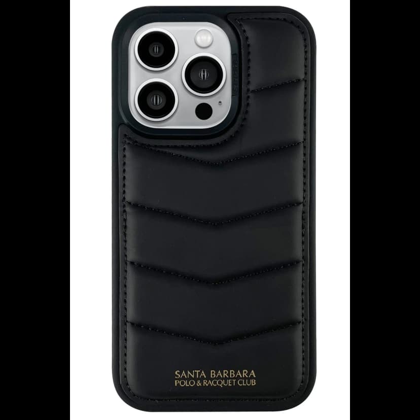 Santa Barbara Polo Racquet Club Apple iPhone 14 Pro Max Clyde Stand Kapak - Siyah