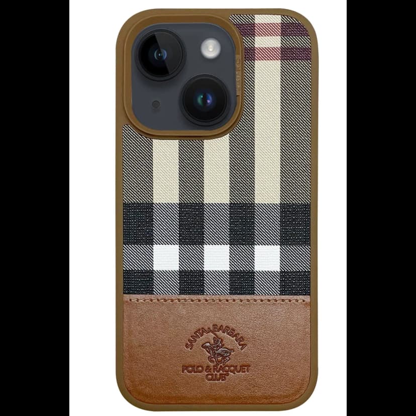 Santa Barbara Polo Racquet Club Apple iPhone 14 Cyril Magsafe Kapak - Kahverengi