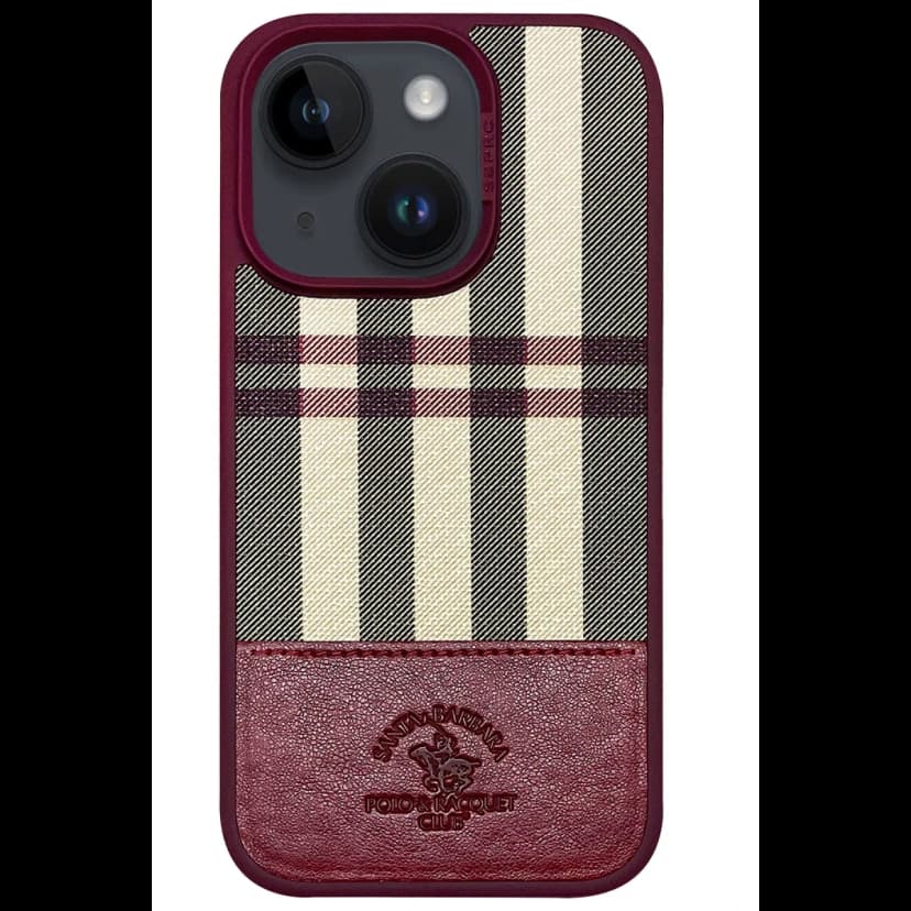 Santa Barbara Polo Racquet Club Apple iPhone 14 Cyril Magsafe Kapak - Kırmızı