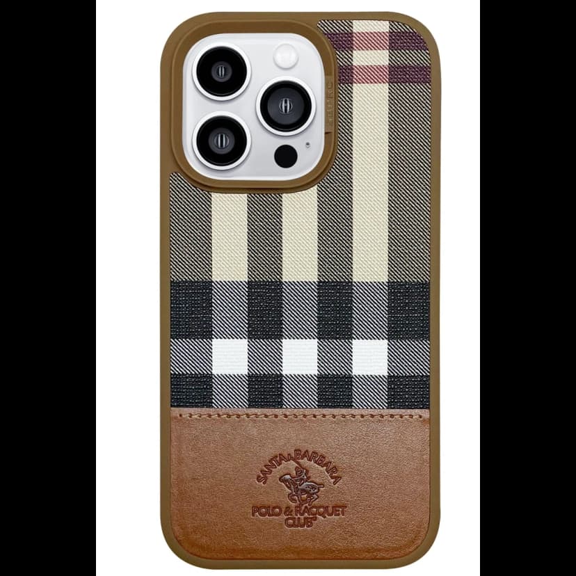 Santa Barbara Polo Racquet Club Apple iPhone 14 Pro Cyril Magsafe Kapak - Kahverengi