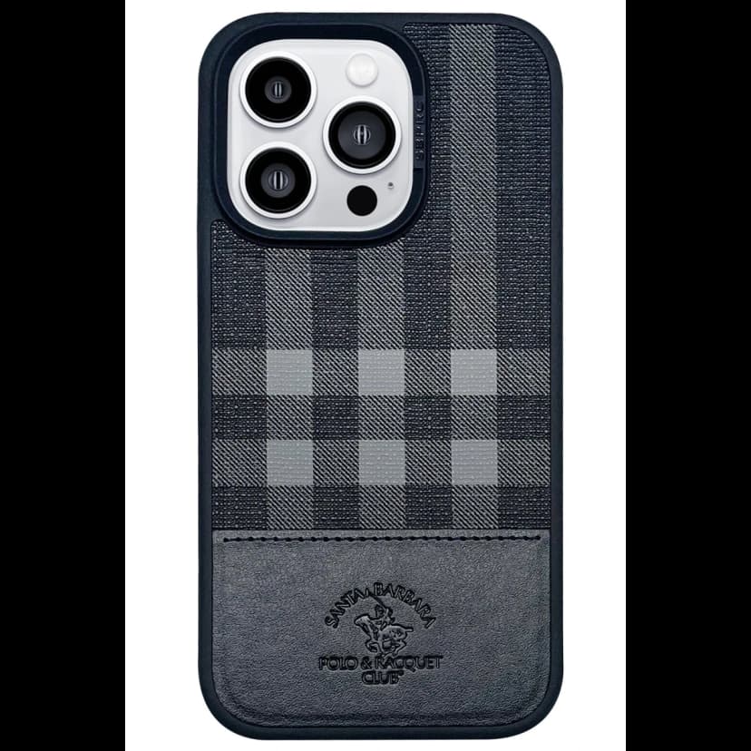 Santa Barbara Polo Racquet Club Apple iPhone 14 Pro Max Cyril Magsafe Kapak - Siyah