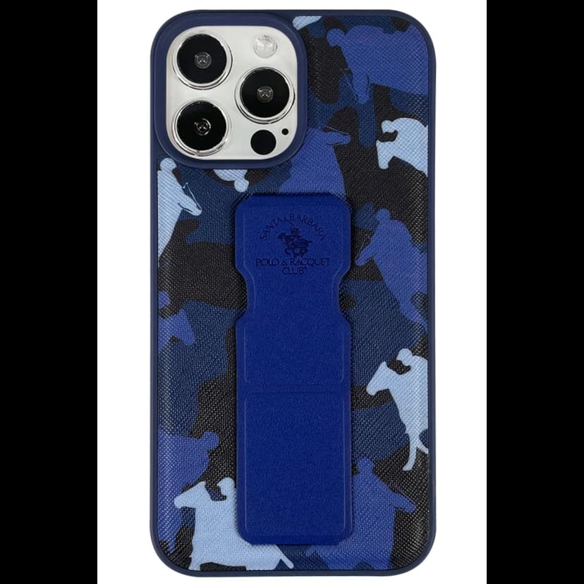 Santa Barbara Polo Racquet Club Apple iPhone 13 Pro Max Enos Standlı Kapak - Lacivert