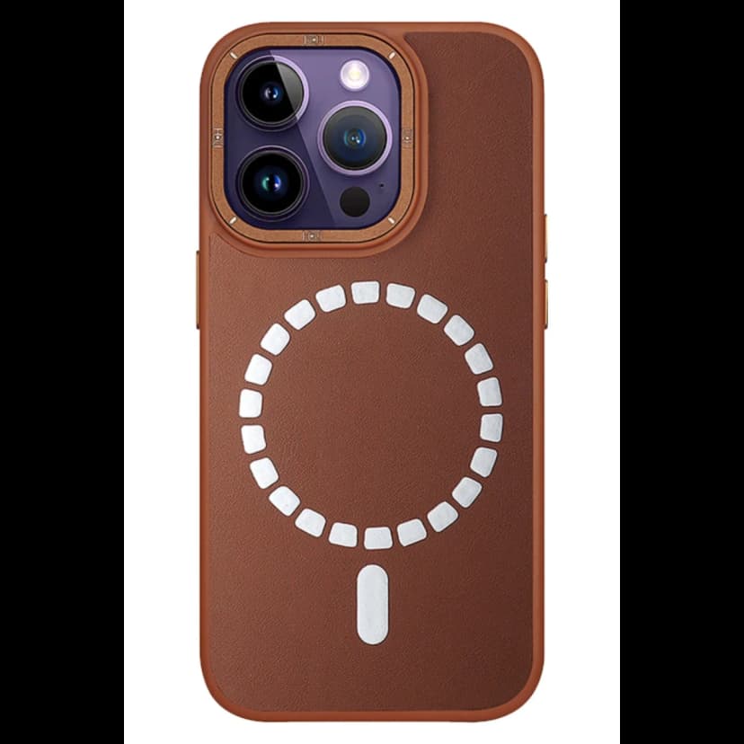 HDD Apple iPhone 14 Pro Kılıf HBC-156 Forum Magneticsafe Kapak - Kahverengi