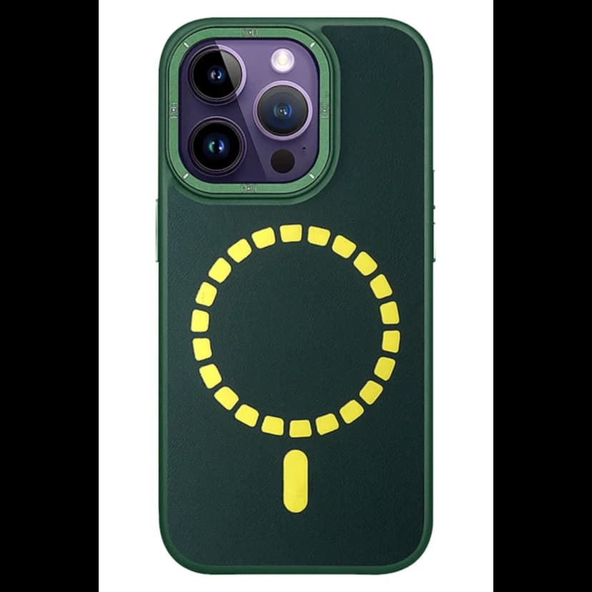 HDD Apple iPhone 14 Pro Kılıf HBC-156 Forum Magneticsafe Kapak - Koyu Yeşil