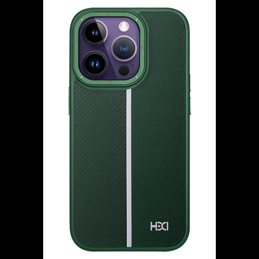 HDD Apple iPhone 14 Pro Kılıf HBC-155 Lizbon Kapak - Koyu Yeşil