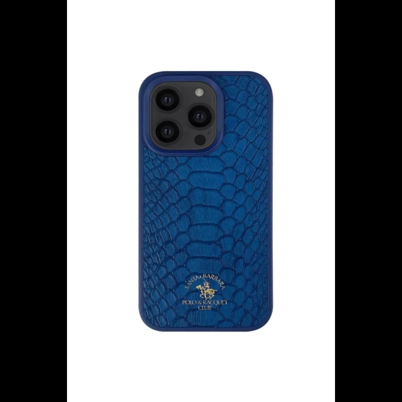 Santa Barbara Polo Racquet Club Apple iPhone 13 Pro Max Knight Deri Kapak - Lacivert