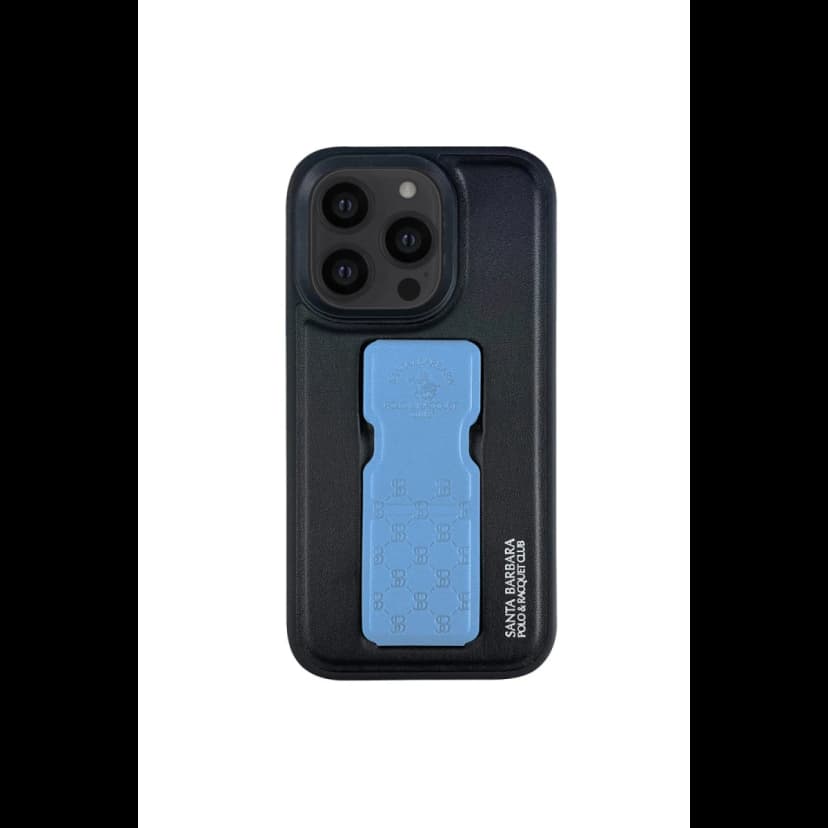 Santa Barbara Polo Racquet Club Apple iPhone 13 Pro Max Parker Stand Kapak - Mavi