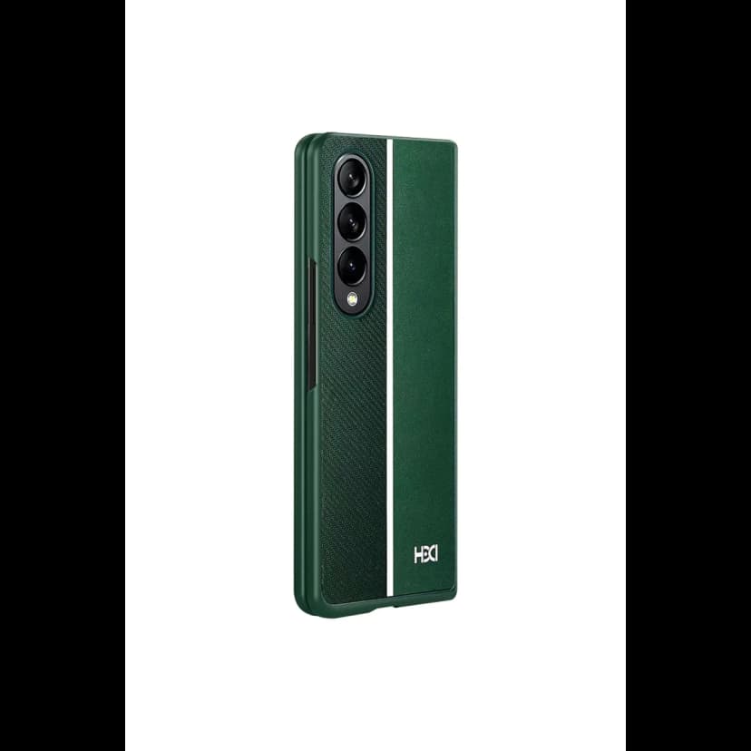 HDD Samsung Galaxy Z Fold 3 Kılıf HBC-155 Lizbon Kapak - Koyu Yeşil