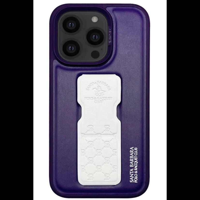 Santa Barbara Polo Racquet Club Apple iPhone 14 Pro Max Parker Stand Kapak - Beyaz