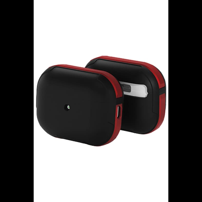 Movenchy Apple Airpods 3 (3.nesil) MO-A8 Armor Kılıf - Kırmızı