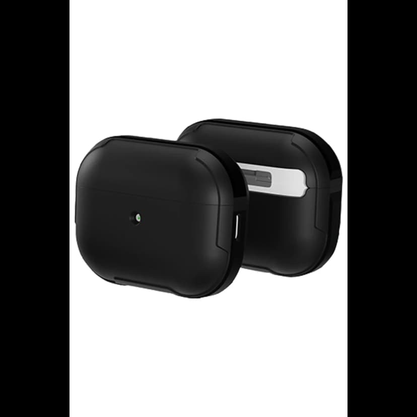 Movenchy Apple Airpods Pro 2 (2.nesil) MO-A8 Armor Kılıf - Siyah