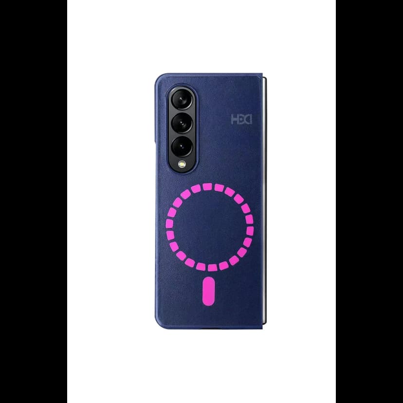 HDD Samsung Galaxy Z Fold 3 Kılıf HBC-156 Forum Magneticsafe Kapak - Lacivert