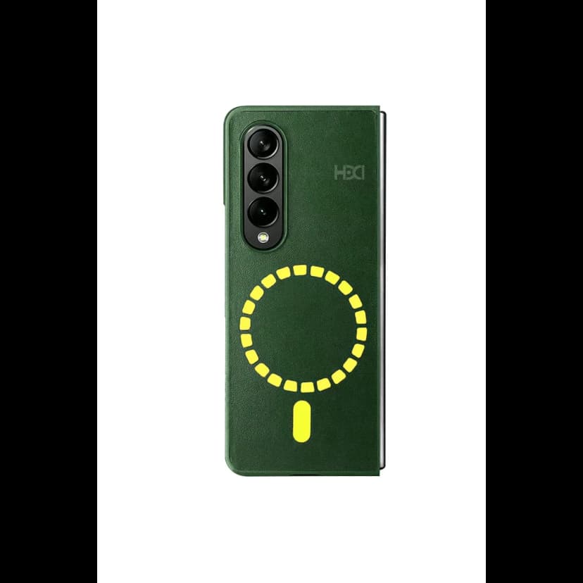 HDD Samsung Galaxy Z Fold 3 Kılıf HBC-156 Forum Magneticsafe Kapak - Koyu Yeşil