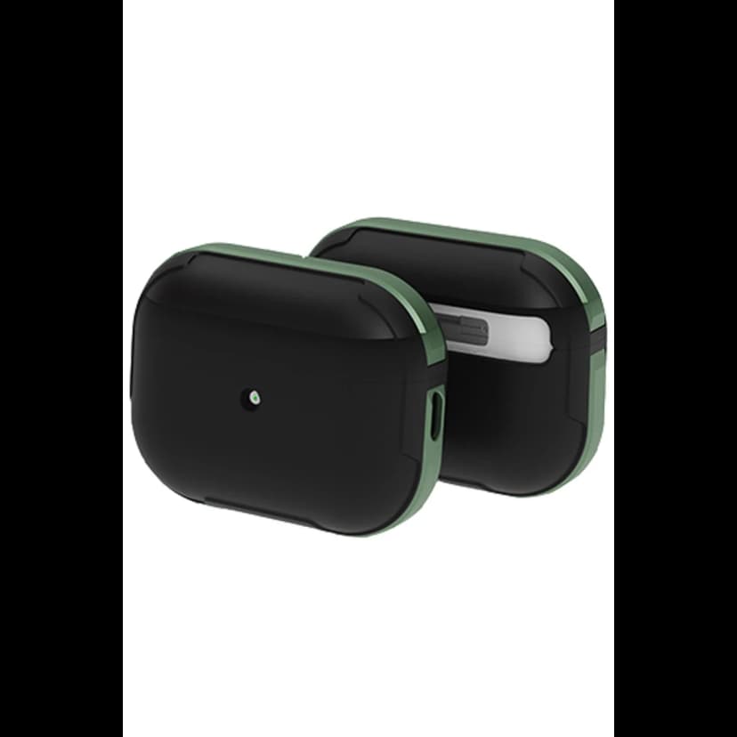 Movenchy Apple Airpods Pro 2 (2.nesil) MO-A8 Armor Kılıf - Koyu Yeşil