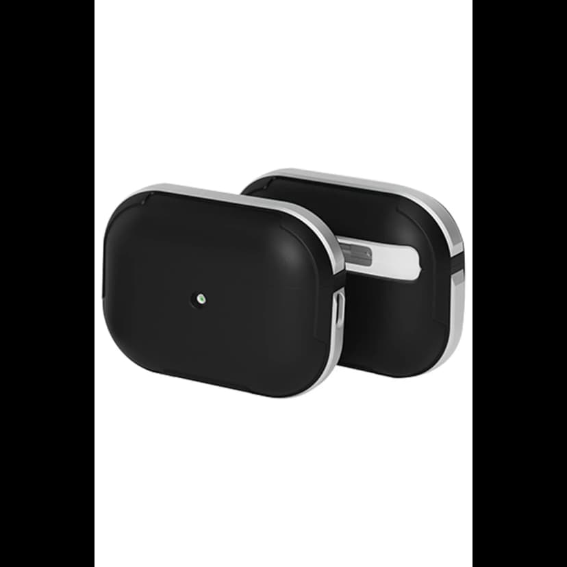 Movenchy Apple Airpods Pro 2 (2.nesil) MO-A8 Armor Kılıf - Gümüş