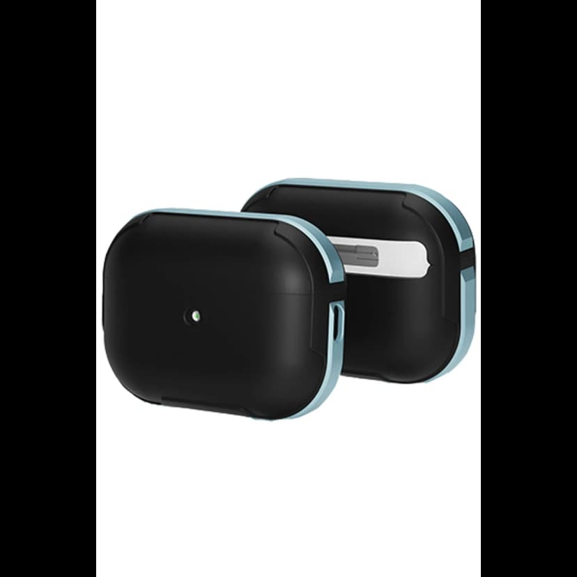 Movenchy Apple Airpods Pro 2 (2.nesil) MO-A8 Armor Kılıf - Sierra Blue