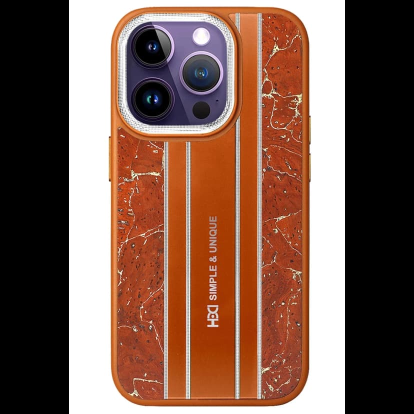 HDD Apple iPhone 14 Pro Kılıf HBC-188 Astra Kapak - Kahverengi
