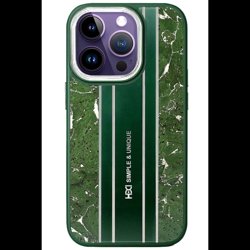 HDD Apple iPhone 14 Pro Kılıf HBC-188 Astra Kapak - Koyu Yeşil