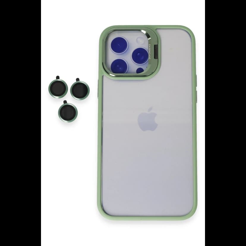 Joko Apple iPhone 14 Pro Kılıf Roblox Lens Standlı Kapak - Yeşil