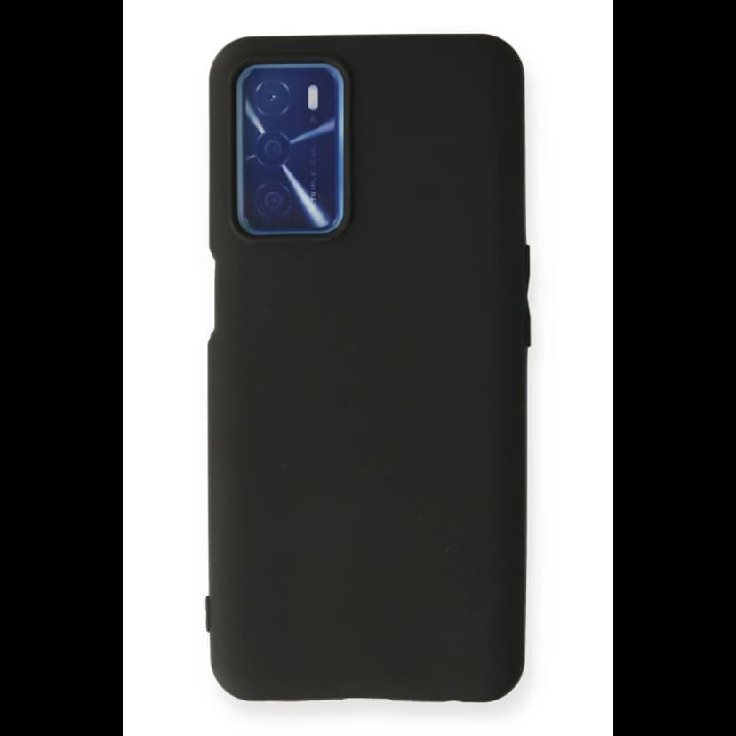 Newface Oppo A55 Kılıf First Silikon - Siyah