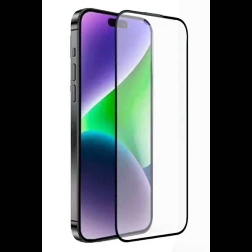 URR Apple iPhone 15 Pro 3D Matte Antiglare Resin Edge Cam Ekran Koruyucu - Siyah