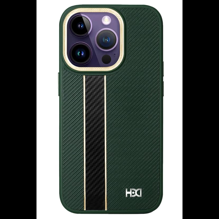 HDD Apple iPhone 15 Pro Kılıf HBC-163 Times Kapak - Koyu Yeşil