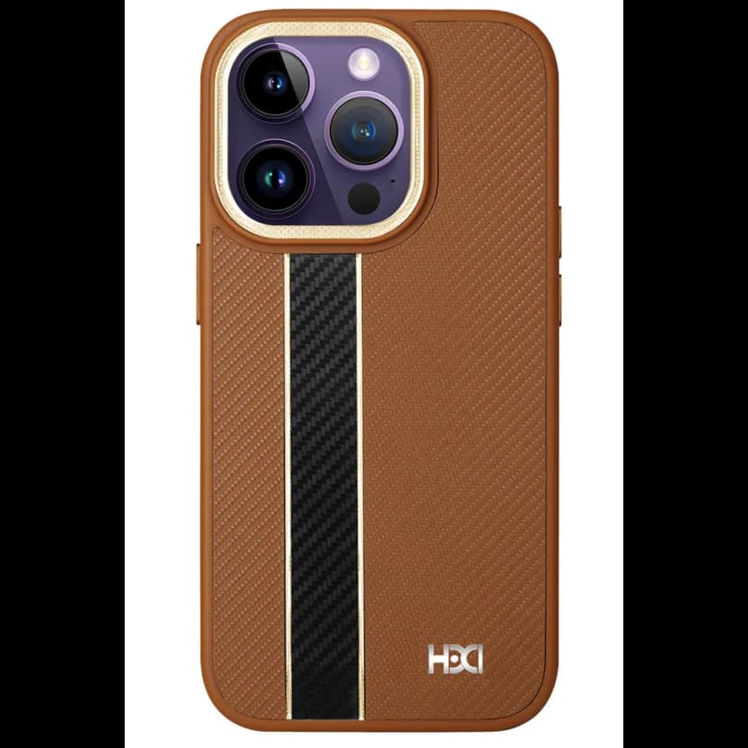HDD Apple iPhone 15 Pro Max Kılıf HBC-163 Times Kapak - Kahverengi