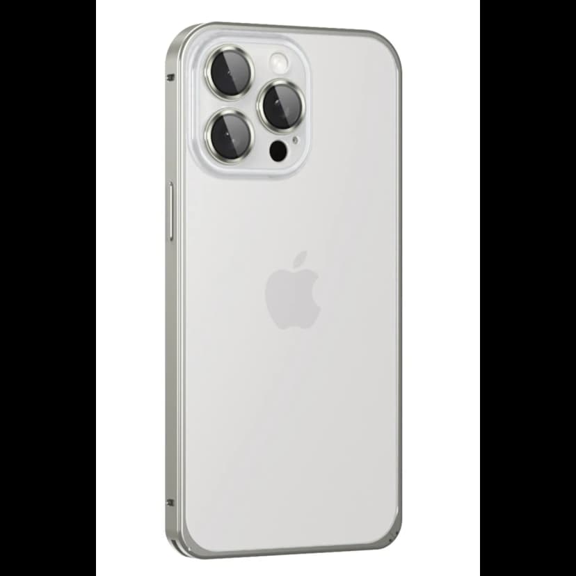 Joko Apple iPhone 15 Pro Metal Bumper Mat Kapak - Gri