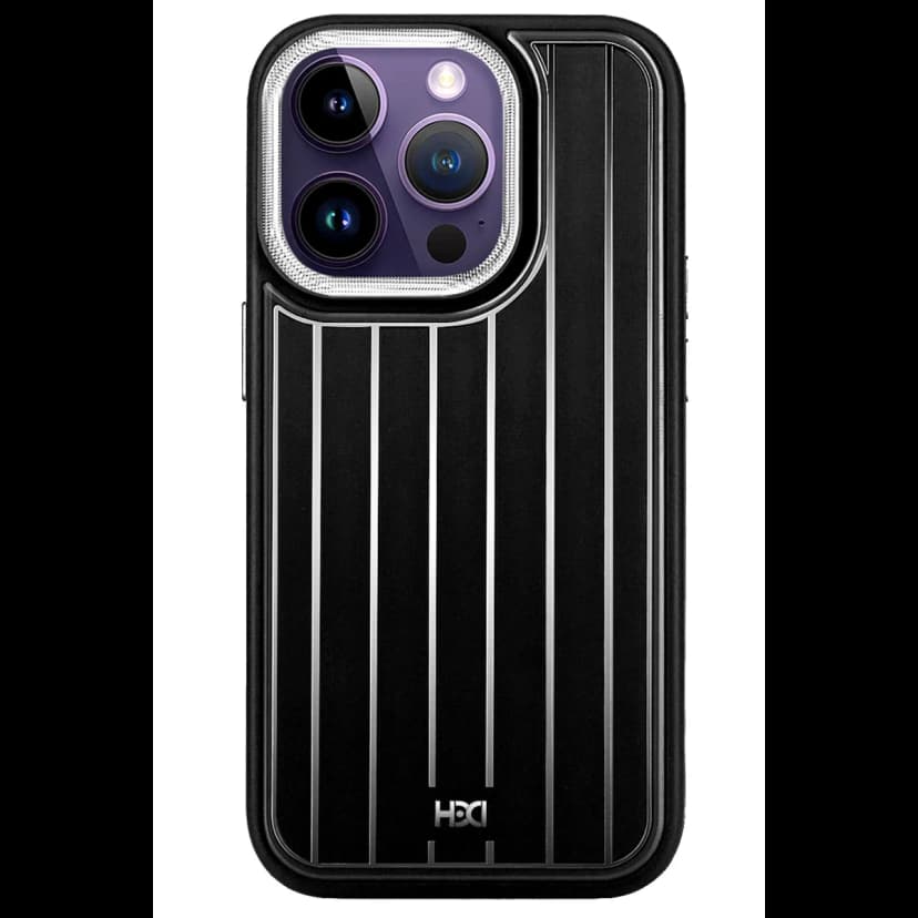 HDD Apple iPhone 15 Pro Kılıf HBC-190 Kolaj Kapak - Siyah