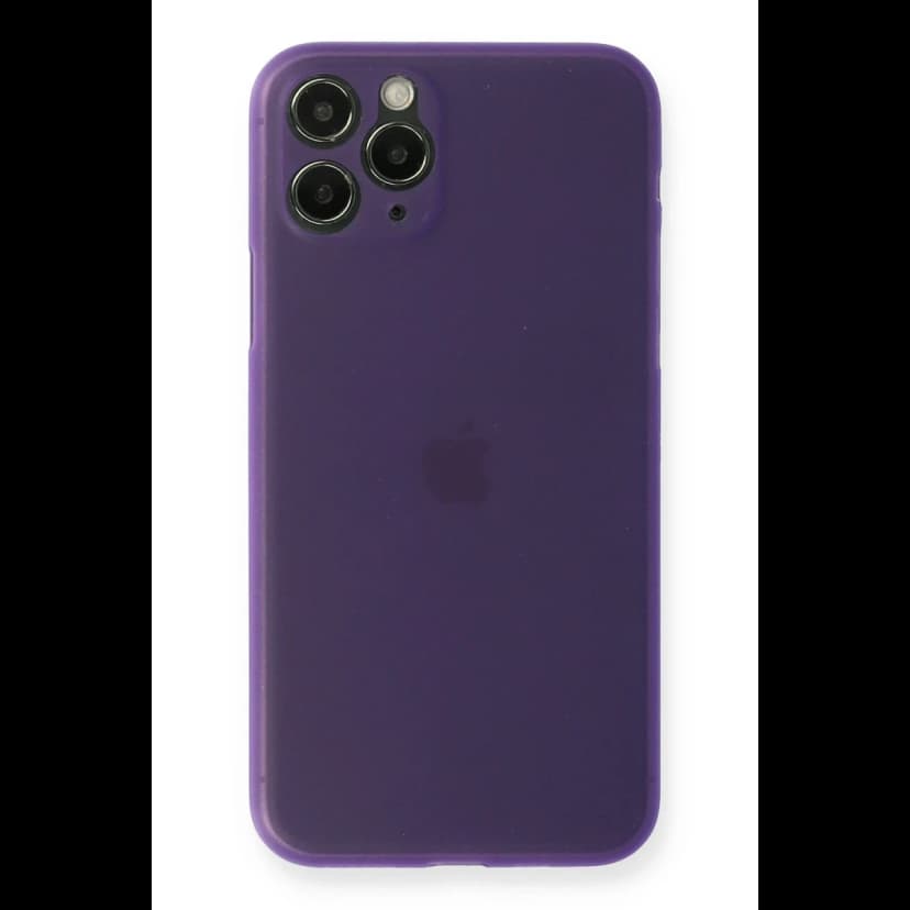 Newface Apple iPhone 11 Pro Kılıf PP Ultra İnce Kapak - Mor