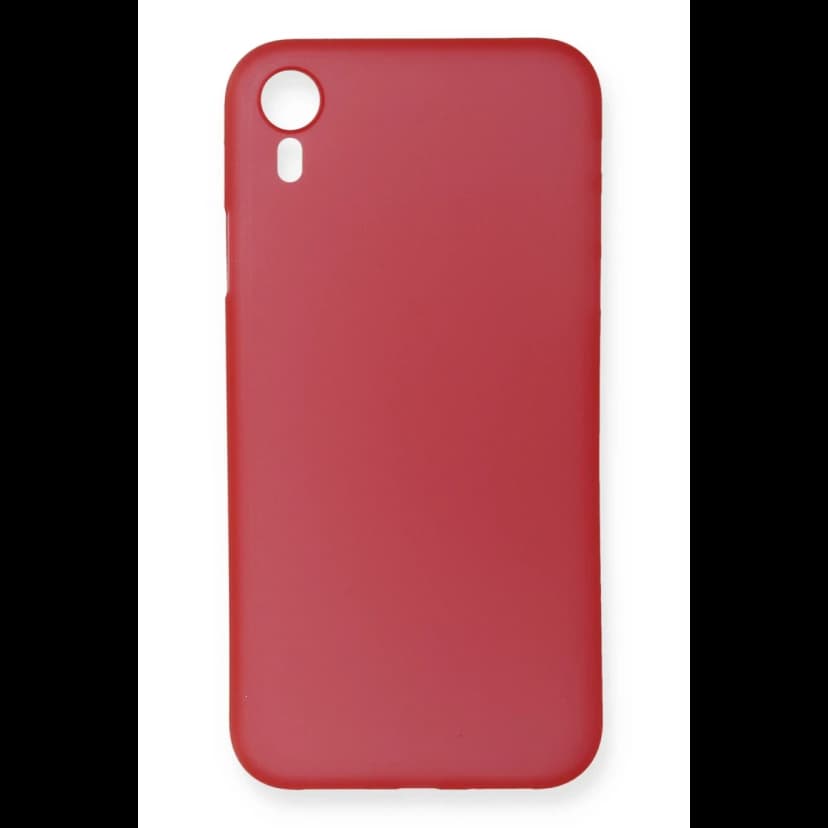 Newface Apple iPhone XR Kılıf PP Ultra İnce Kapak - Kırmızı