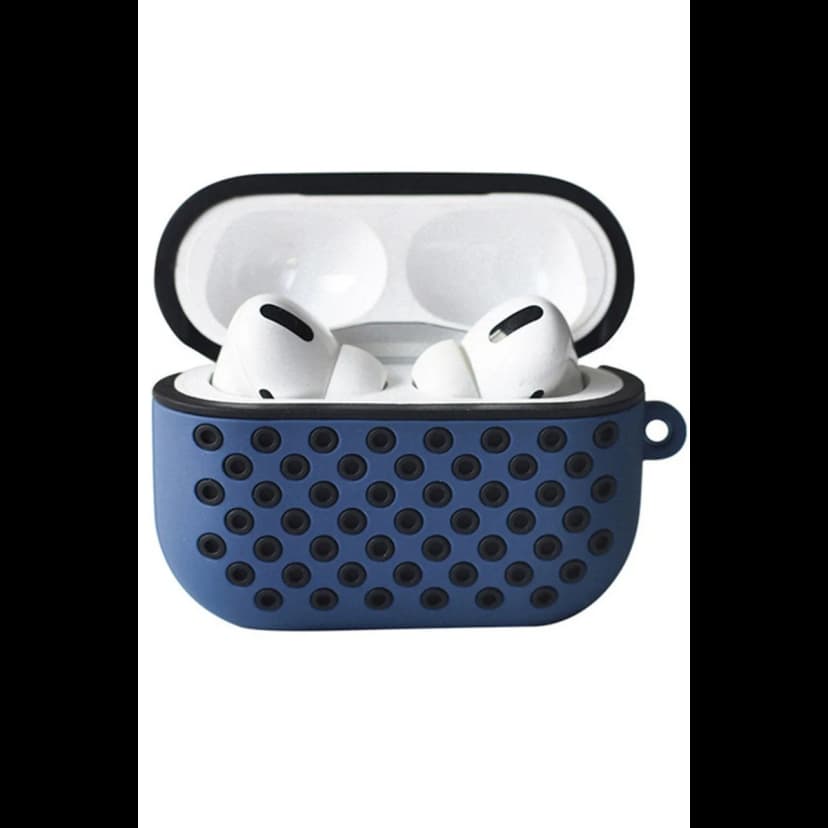 Newface Apple Airpods Pro 2 (2.nesil) Spor Delikli Kılıf - Lacivert-Siyah