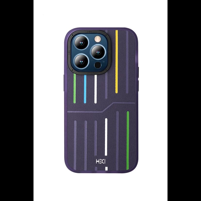HDD Apple iPhone 14 Pro Max Kılıf HBC-221 Roma Kapak - Derin Mor