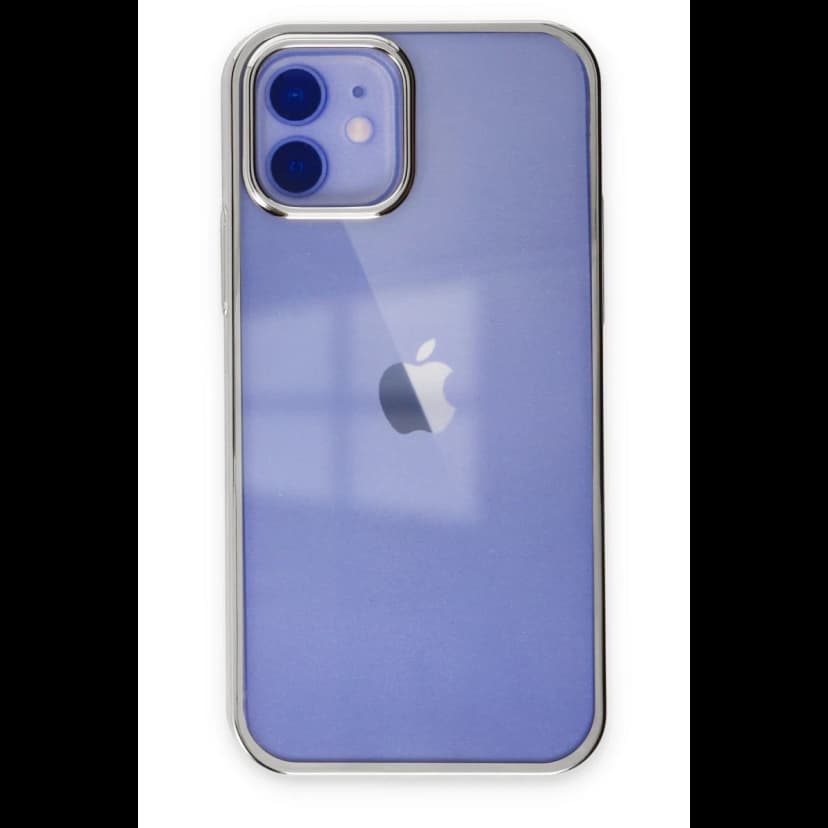 Newface Apple iPhone 12 Kılıf Element Silikon - Gümüş