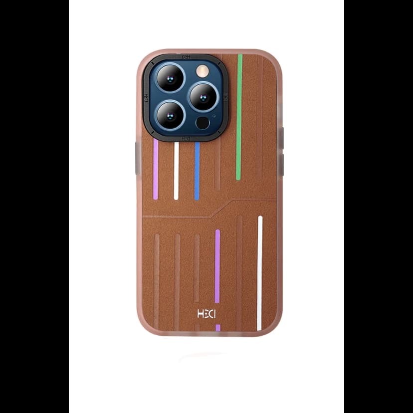 HDD Apple iPhone 15 Pro Kılıf HBC-221 Roma Kapak - Kahverengi