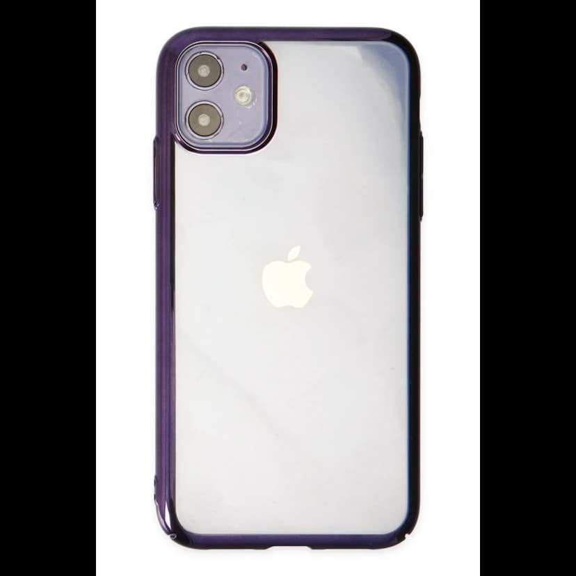 Newface Apple iPhone 12 Kılıf Element Silikon - Mor