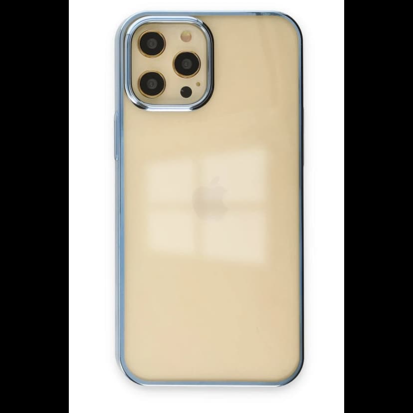 Newface Apple iPhone 12 Pro Max Kılıf Element Silikon - Mavi