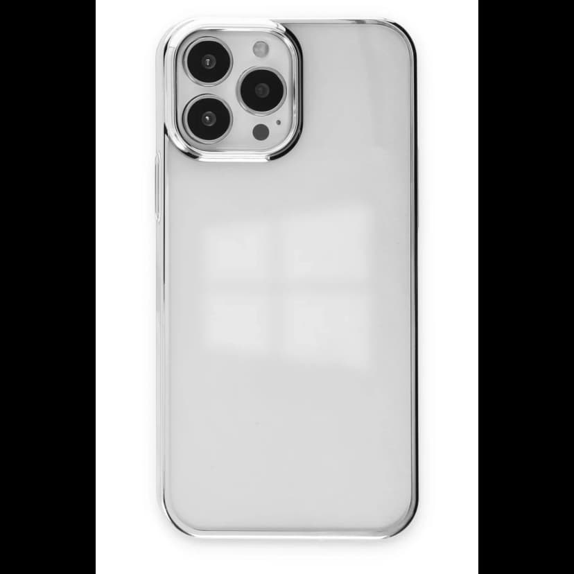 Newface Apple iPhone 13 Pro Kılıf Element Silikon - Gümüş