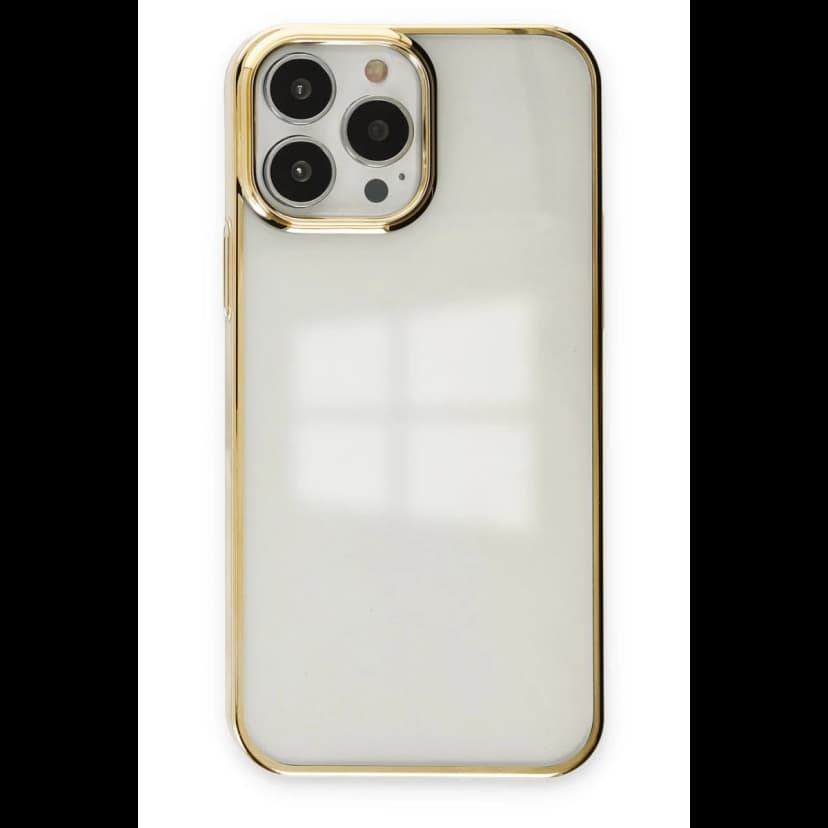 Newface Apple iPhone 13 Pro Kılıf Element Silikon - Gold