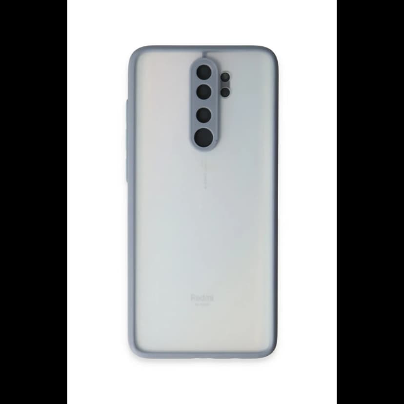 Newface Xiaomi Redmi Note 8 Pro Kılıf Montreal Silikon Kapak - Gri