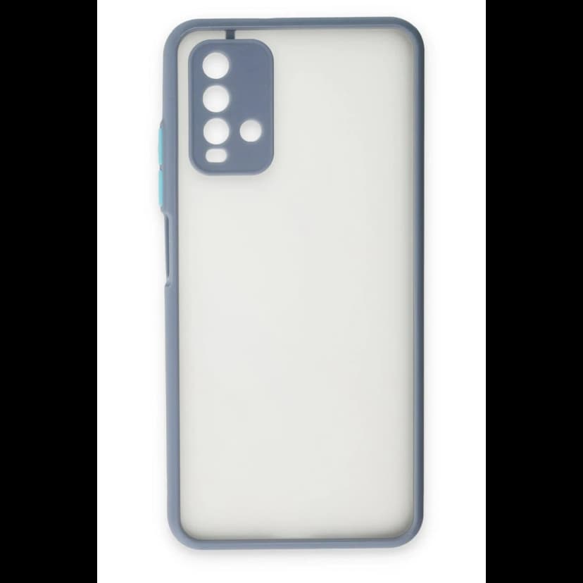 Newface Xiaomi Redmi 9T Kılıf Montreal Silikon Kapak - Gri