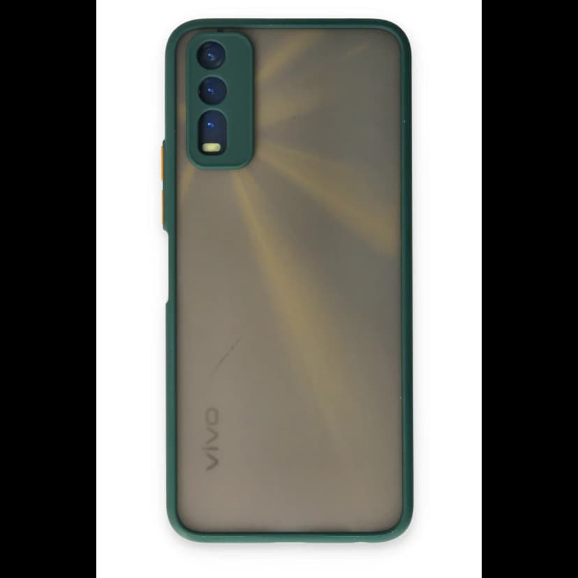Newface Vivo Y11S Kılıf Montreal Silikon Kapak - Yeşil