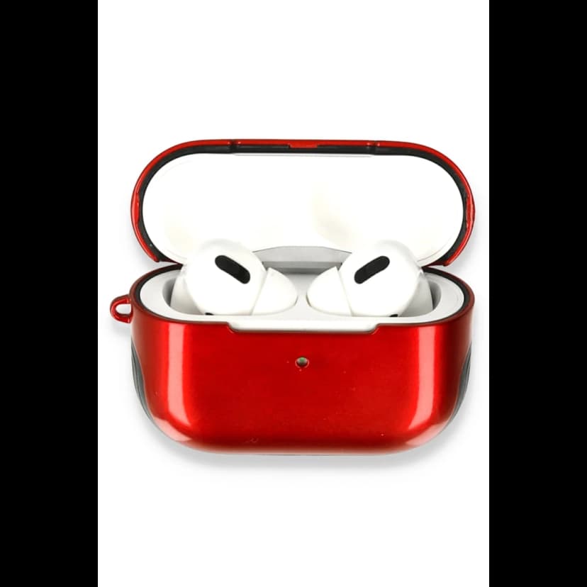 Newface Apple Airpods Pro (1.nesil) 3in1 Kılıf - Kırmızı