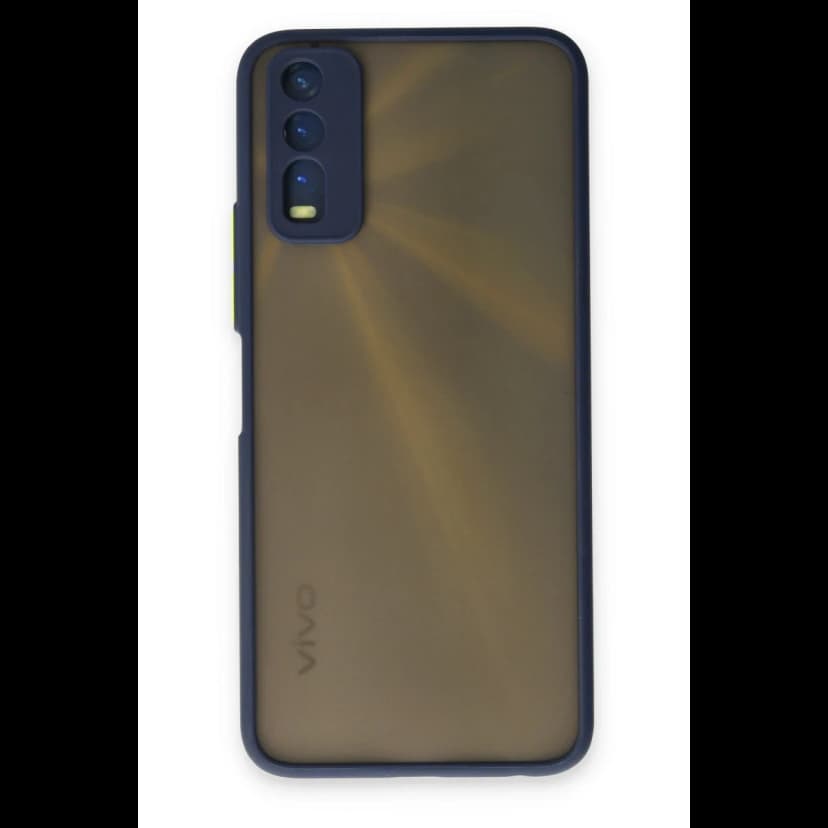 Newface Vivo Y11S Kılıf Montreal Silikon Kapak - Lacivert