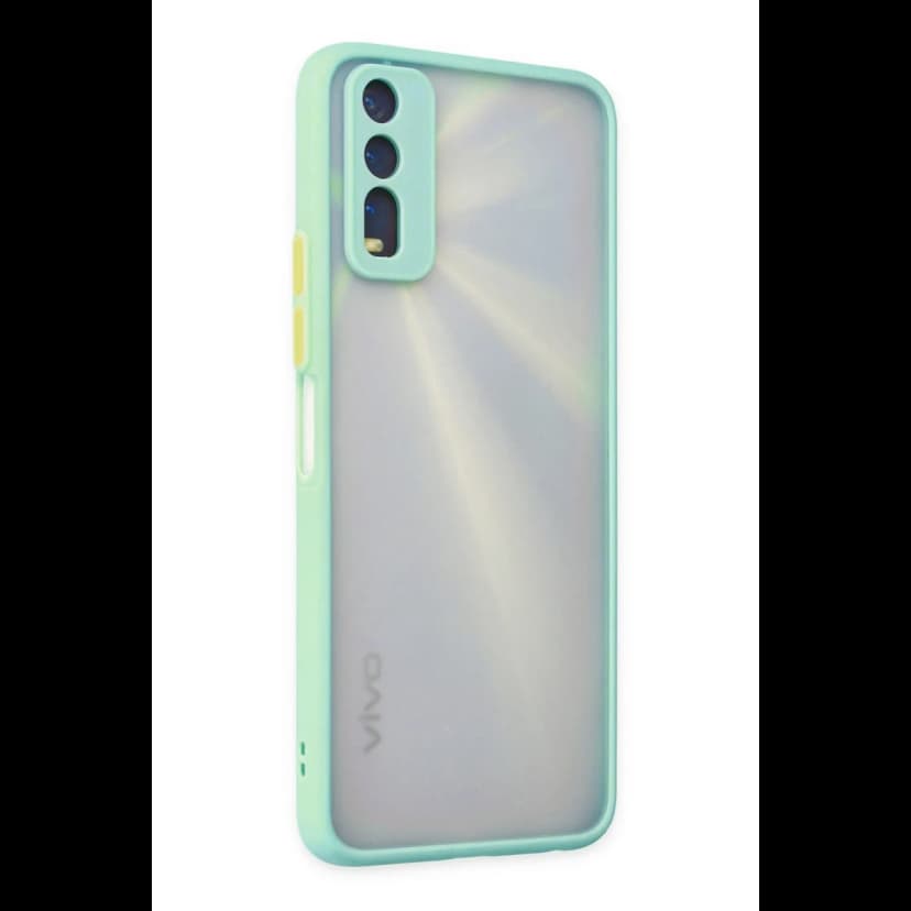 Newface Vivo Y11S Kılıf Montreal Silikon Kapak - Turkuaz