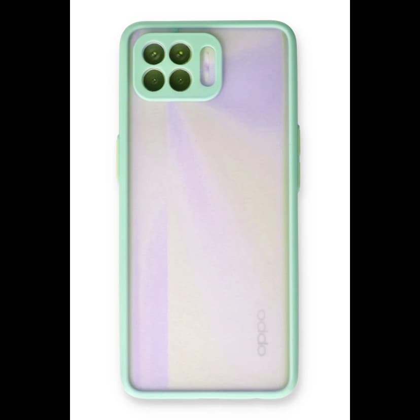 Newface Oppo Reno 4 Lite Kılıf Montreal Silikon Kapak - Turkuaz