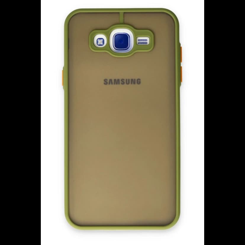 Newface Samsung Galaxy J7 Kılıf Montreal Silikon Kapak - Açık Yeşil