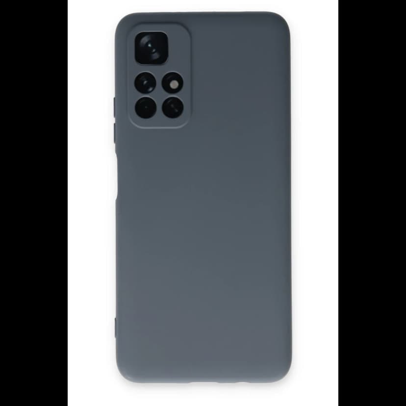 Newface Xiaomi Redmi Note 11T Kılıf Nano içi Kadife Silikon - Gri
