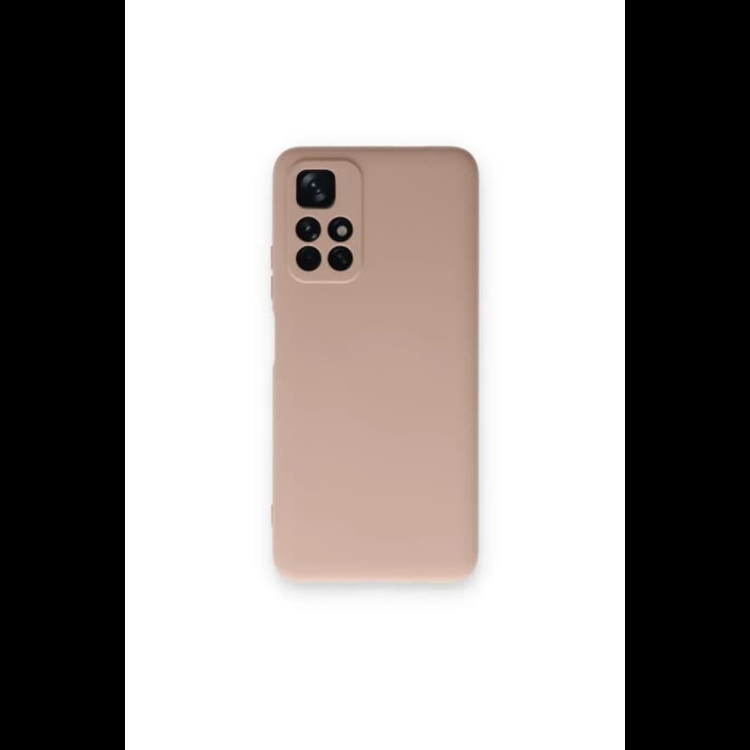Newface Xiaomi Redmi Note 11T Kılıf Nano içi Kadife Silikon - Pudra