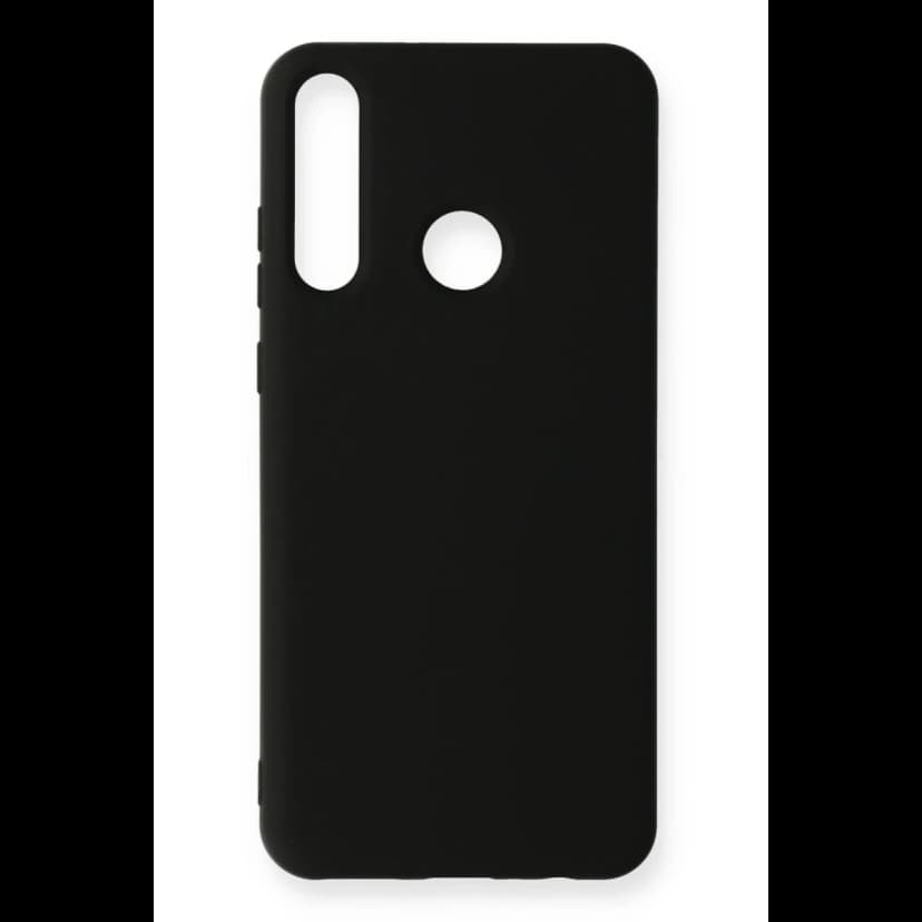 Newface Huawei Y6P Kılıf Nano içi Kadife Silikon - Siyah